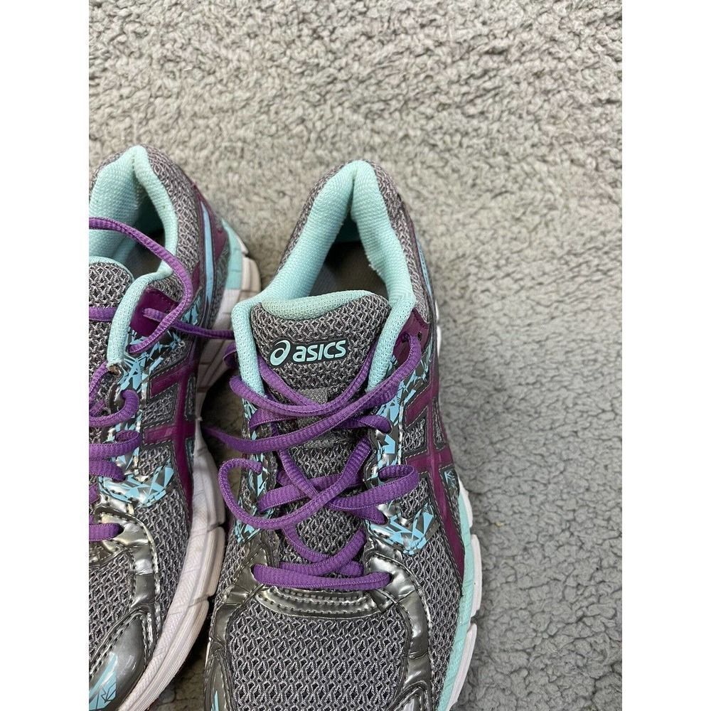 Asics Running GEL-EXCITE 3 Athletic Shoes T5B9N Gray/Purple/Aqua Womens Size 8 - Picture 4 of 10